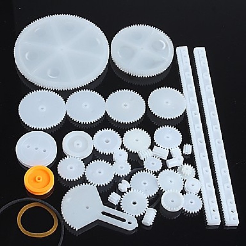 34 Kinds of Plastic Gear Motor Gear Robot Parts DI...